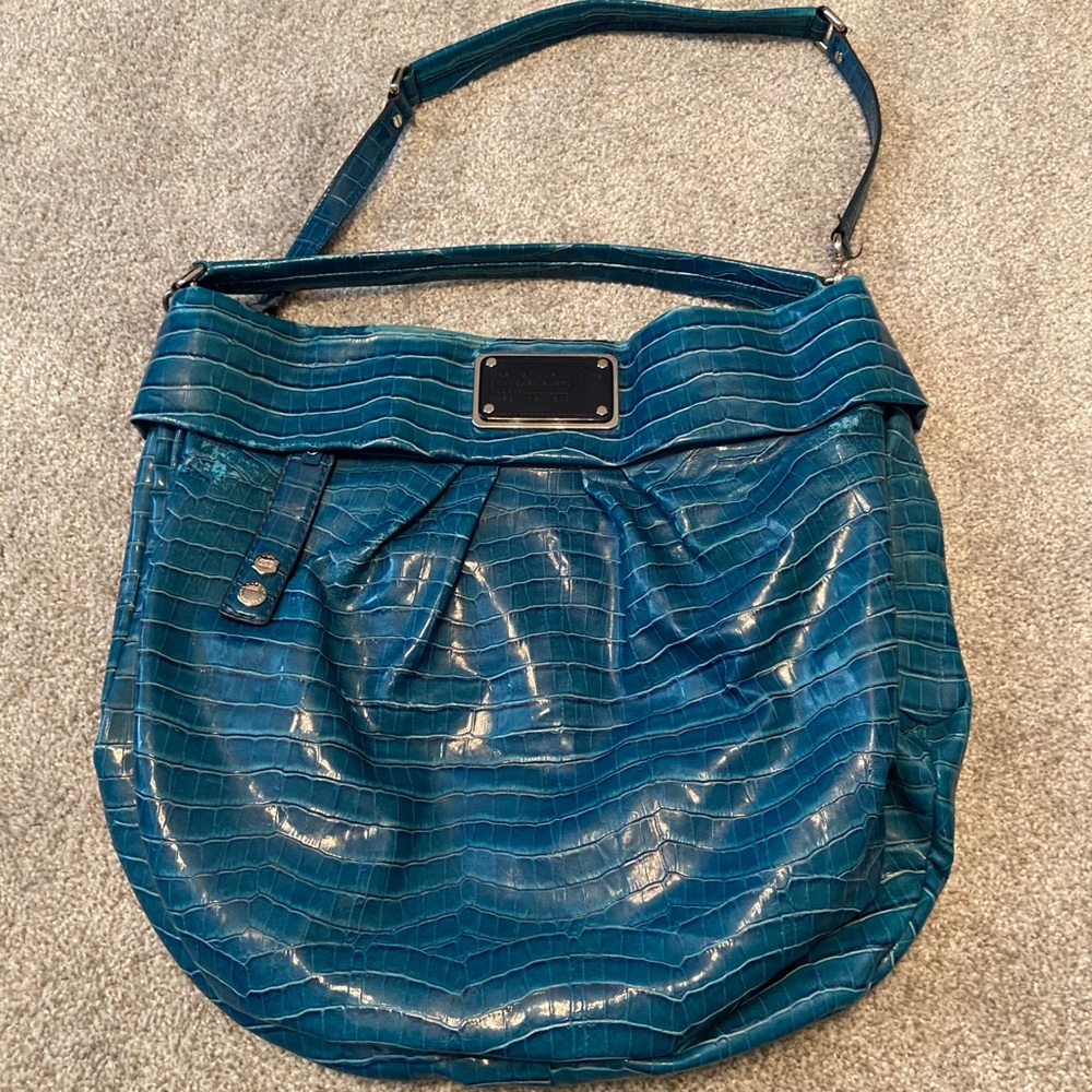 Marc By Marc Jacobs Croc Embossed Hobo purse‎